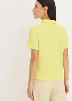 Damen bonprix Shirts & Tops|Shirtbluse mit Struktur