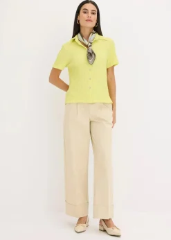 Damen bonprix Shirts & Tops|Shirtbluse mit Struktur