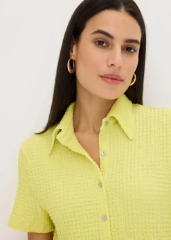 Damen bonprix Shirts & Tops|Shirtbluse mit Struktur