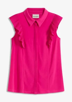 Online Shirtbluse mit Volants Damen Shirts & Tops