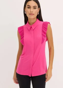 Online Shirtbluse mit Volants Damen Shirts & Tops