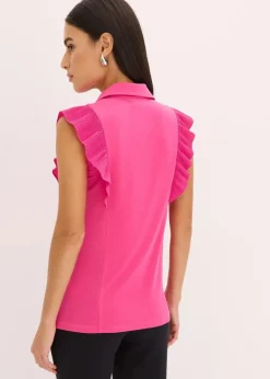 Online Shirtbluse mit Volants Damen Shirts & Tops