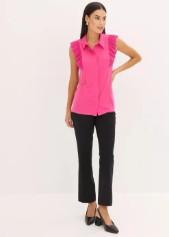 Online Shirtbluse mit Volants Damen Shirts & Tops