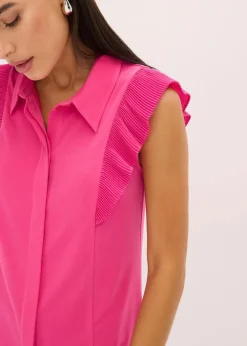 Online Shirtbluse mit Volants Damen Shirts & Tops