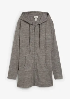 Damen bonprix Bekleidung·Umstandsmode|Strickmode|Shirtjacke in Strickoptik aus Viskose-Mix