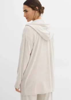 Damen bonprix Bekleidung·Umstandsmode|Strickmode|Shirtjacke in Strickoptik aus Viskose-Mix
