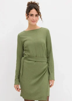 New Shirtkleid aus Barcrêpe Damen Bekleidung·Pullover & Strickjacken|Kleider