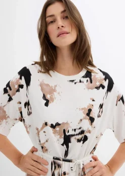 Damen bonprix Kleider|Shirtkleid aus feiner Viskose