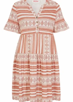 Sale Shirtkleid aus fließendem Viskose-Mix Damen Kleider|Bekleidung·Pullover & Strickjacken