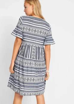 New Shirtkleid aus fließendem Viskose-Mix Damen Bekleidung·Pullover & Strickjacken|Kleider