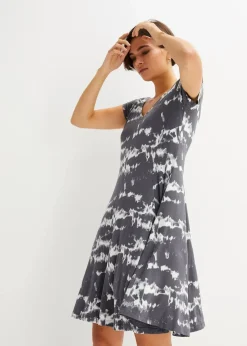 Damen bonprix Nachhaltigere Materialien|Kleider|Shirtkleid aus fließender Viskose