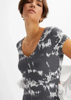 Damen bonprix Nachhaltigere Materialien|Kleider|Shirtkleid aus fließender Viskose