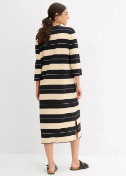 Damen bonprix Bekleidung·Pullover & Strickjacken|Kleider|Shirtkleid aus reiner Baumwolle