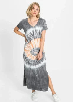 Damen bonprix Kleider|Bekleidung·Pullover & Strickjacken|Shirtkleid aus reiner Baumwolle
