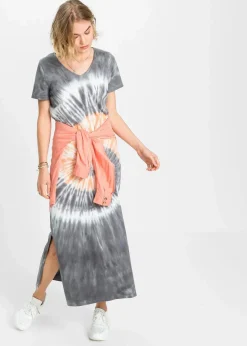 Damen bonprix Kleider|Bekleidung·Pullover & Strickjacken|Shirtkleid aus reiner Baumwolle