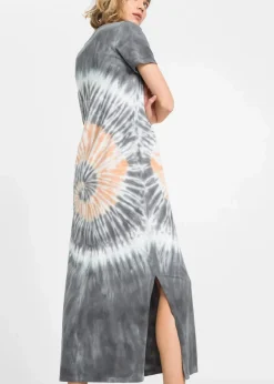 Damen bonprix Kleider|Bekleidung·Pullover & Strickjacken|Shirtkleid aus reiner Baumwolle