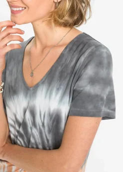 Damen bonprix Kleider|Bekleidung·Pullover & Strickjacken|Shirtkleid aus reiner Baumwolle