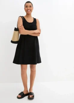 Damen bonprix Kleider|Nachhaltigere Materialien|Shirtkleid aus reiner Bio-Baumwolle