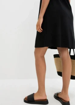 Damen bonprix Kleider|Nachhaltigere Materialien|Shirtkleid aus reiner Bio-Baumwolle