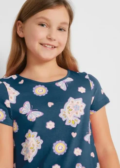 Kinder bonprix Mädchen 2-8 Jahre·Nachhaltigere Materialien|Mädchen 9-16 Jahre·Nachhaltigere Materialien|Shirtkleid aus reiner Bio-Baumwolle