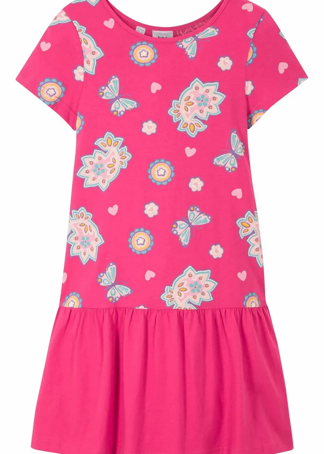 Kinder bonprix Mädchen 9-16 Jahre·Kleider & Jumpsuits|Mädchen 2-8 Jahre·Nachhaltigere Materialien|Shirtkleid aus reiner Bio-Baumwolle