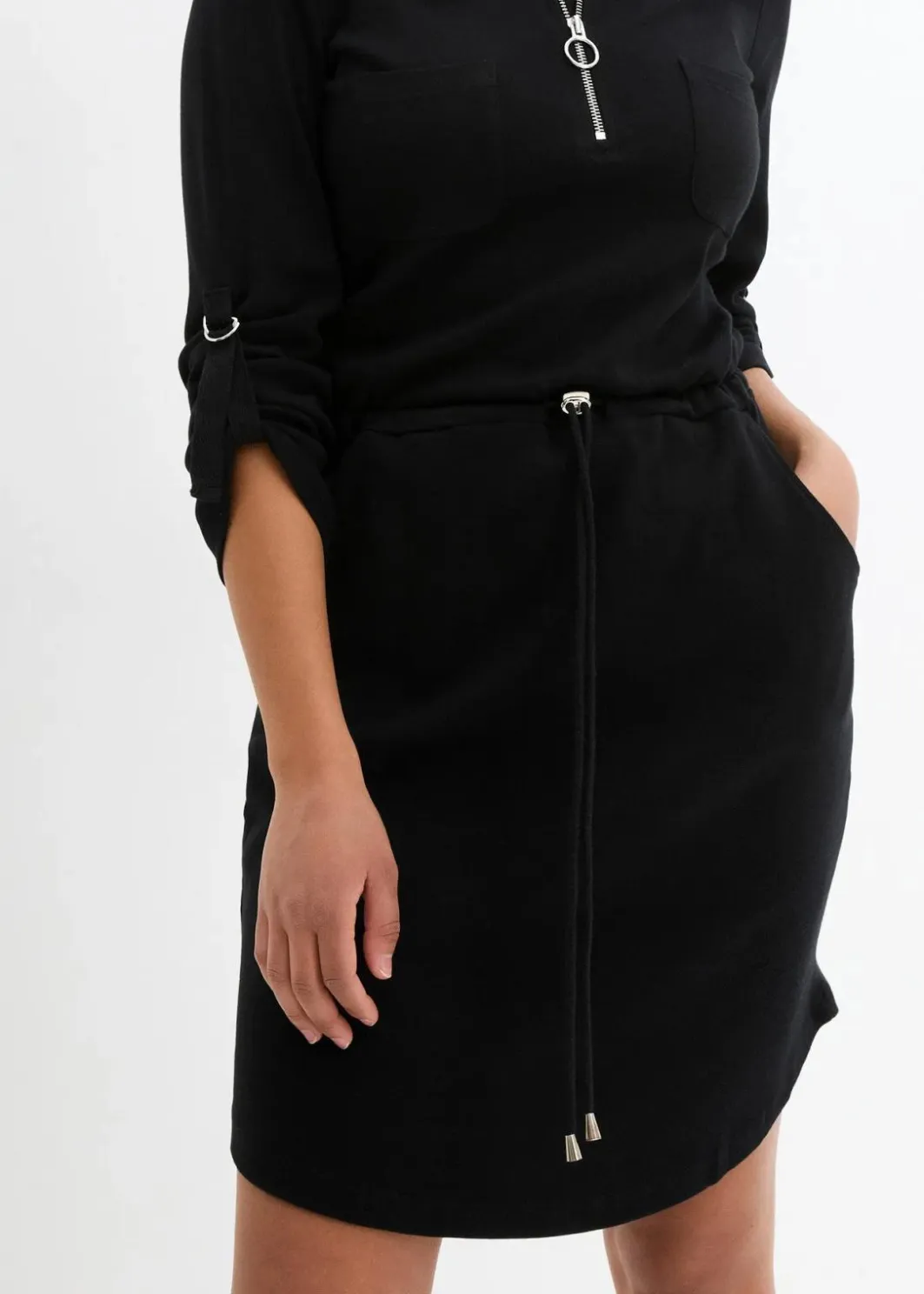 Discount Shirtkleid aus schwerer Baumwolle Damen Kleider