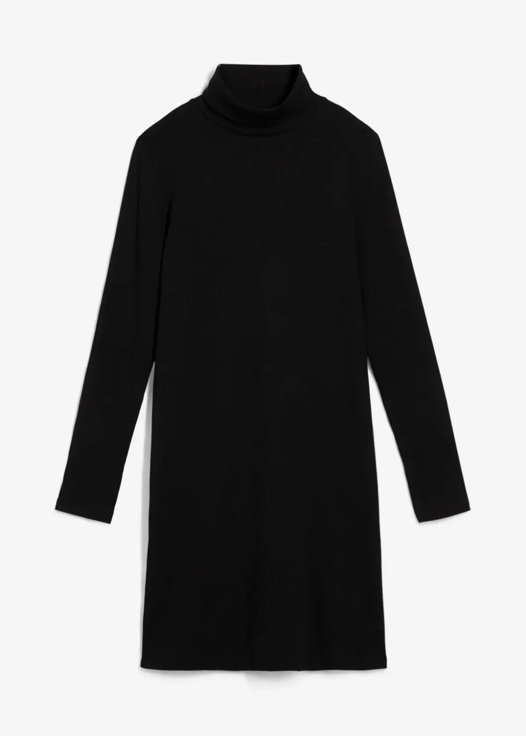 Damen bonprix Kleider|Basics|Shirtkleid aus schwerer elastischer Ripp-Qualität
