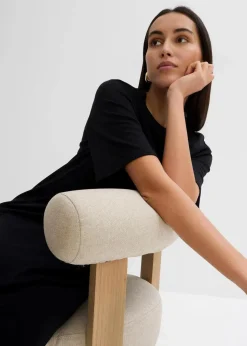 Shirtkleid in A-Linie aus Viskose-Mix Damen Kleider
