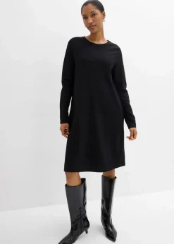 Hot Shirtkleid in A-Linie aus Viskose-Mix Damen Bekleidung·Pullover & Strickjacken|Kleider