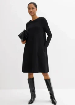 Hot Shirtkleid in A-Linie aus Viskose-Mix Damen Bekleidung·Pullover & Strickjacken|Kleider