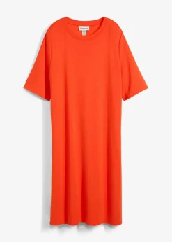Clearance Shirtkleid in A-Linie aus Viskose-Mix Damen Kleider