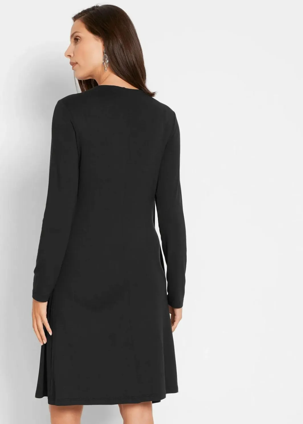 Discount Shirtkleid in Doppeloptik aus nachhaltiger Viskose Damen Bekleidung·Pullover & Strickjacken|Kleider