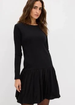 Clearance Shirtkleid mit Ballonrock Damen Kleider