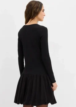 Clearance Shirtkleid mit Ballonrock Damen Kleider