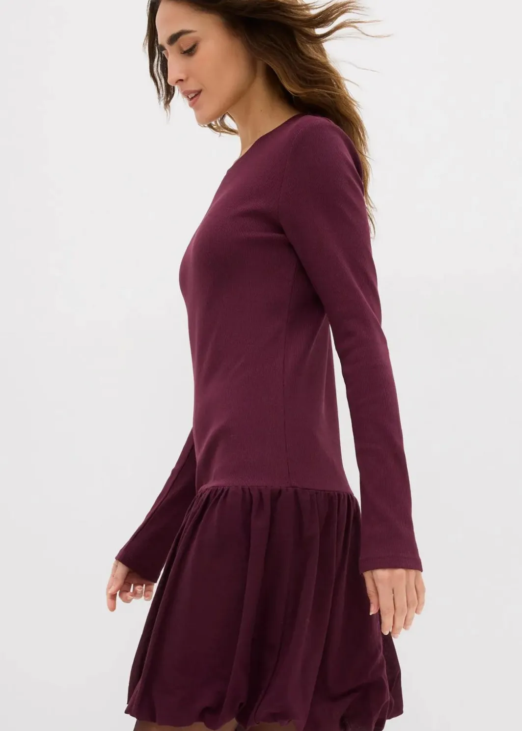 Shirtkleid mit Ballonrock Damen Kleider
