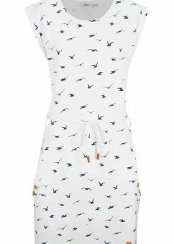 Damen bonprix Bekleidung·Pullover & Strickjacken|Kleider|Shirtkleid mit Flügelärmeln und Druck