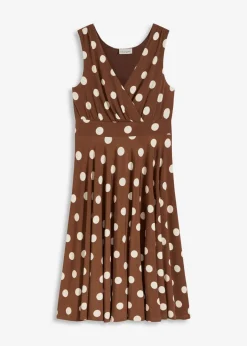 New Shirtkleid mit Punkten Damen Kleider|Kurzgrößen