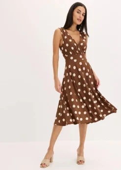 New Shirtkleid mit Punkten Damen Kleider|Kurzgrößen