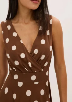 New Shirtkleid mit Punkten Damen Kleider|Kurzgrößen