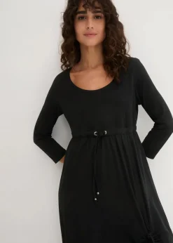 Damen bonprix Bekleidung·Pullover & Strickjacken|Kleider|Shirt-Kleid mit 3/4-Ärmeln