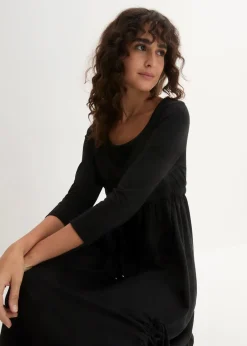 Damen bonprix Bekleidung·Pullover & Strickjacken|Kleider|Shirt-Kleid mit 3/4-Ärmeln
