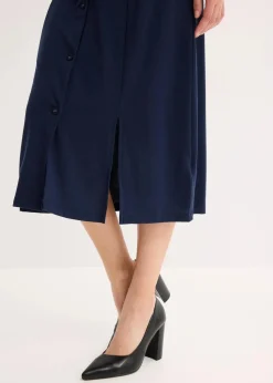 Outlet Shirtkleid mit Schlitz Damen Bekleidung·Pullover & Strickjacken