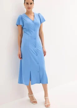 Hot Shirtkleid mit Schlitz Damen Bekleidung·Pullover & Strickjacken