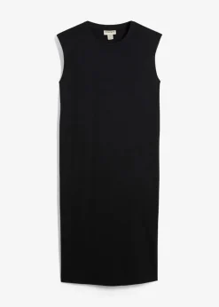 Damen bonprix Bekleidung·Röcke|Bekleidung·Pullover & Strickjacken|Shirtkleid mit Schulterpolstern aus reiner Bio-Baumwolle