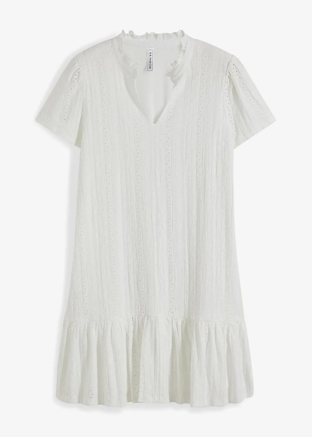 Online Shirtkleid mit Spitze Damen Bekleidung·Pullover & Strickjacken|Kleider