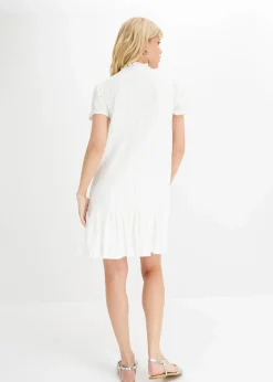 Online Shirtkleid mit Spitze Damen Bekleidung·Pullover & Strickjacken|Kleider