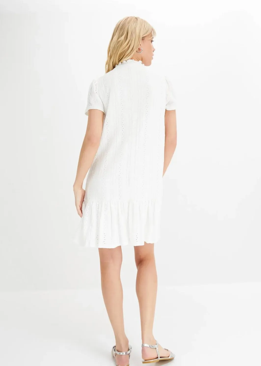 Online Shirtkleid mit Spitze Damen Bekleidung·Pullover & Strickjacken|Kleider