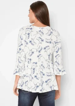 Damen bonprix Shirts & Tops|Nachhaltigere Materialien|Shirt-Tunika, 3/4-Arm