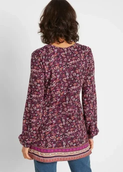 New Shirt-Tunika aus Baumwoll-Viskose-Mix Damen Nachhaltigere Materialien|Shirts & Tops