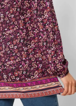 New Shirt-Tunika aus Baumwoll-Viskose-Mix Damen Nachhaltigere Materialien|Shirts & Tops